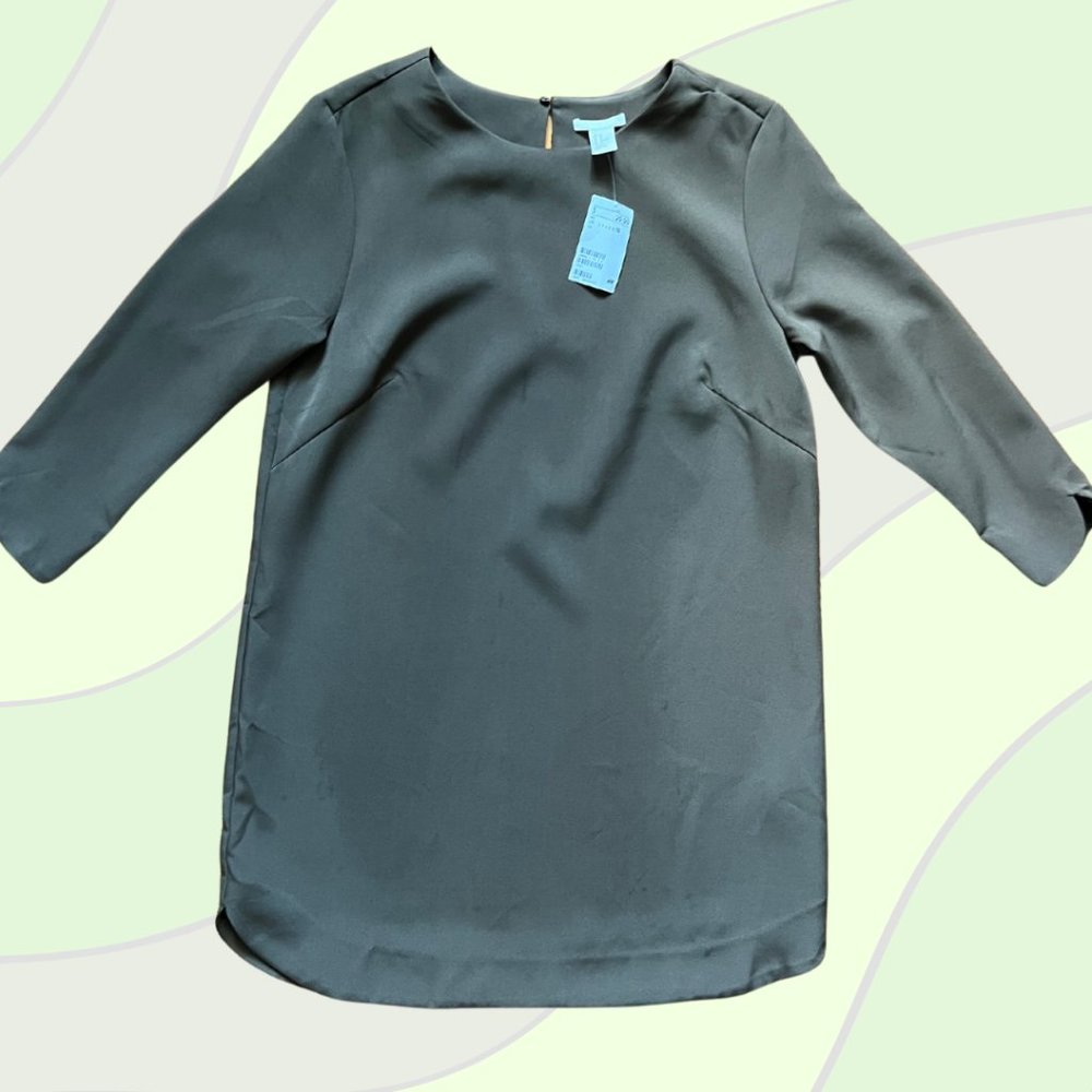 H&M Sleeved Mini Dress Size 12